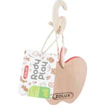 Bois à ronger à suspendre pour rongeur en forme de pomme